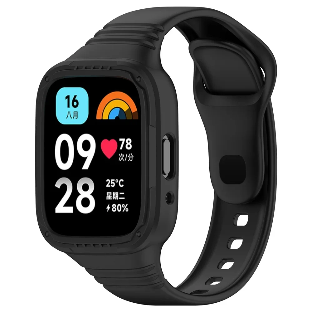 Ремешок силиконовый для Redmi Watch 3 Active, сменный спортивный браслет для смарт-часов, для Redmi Watch 3 Active
