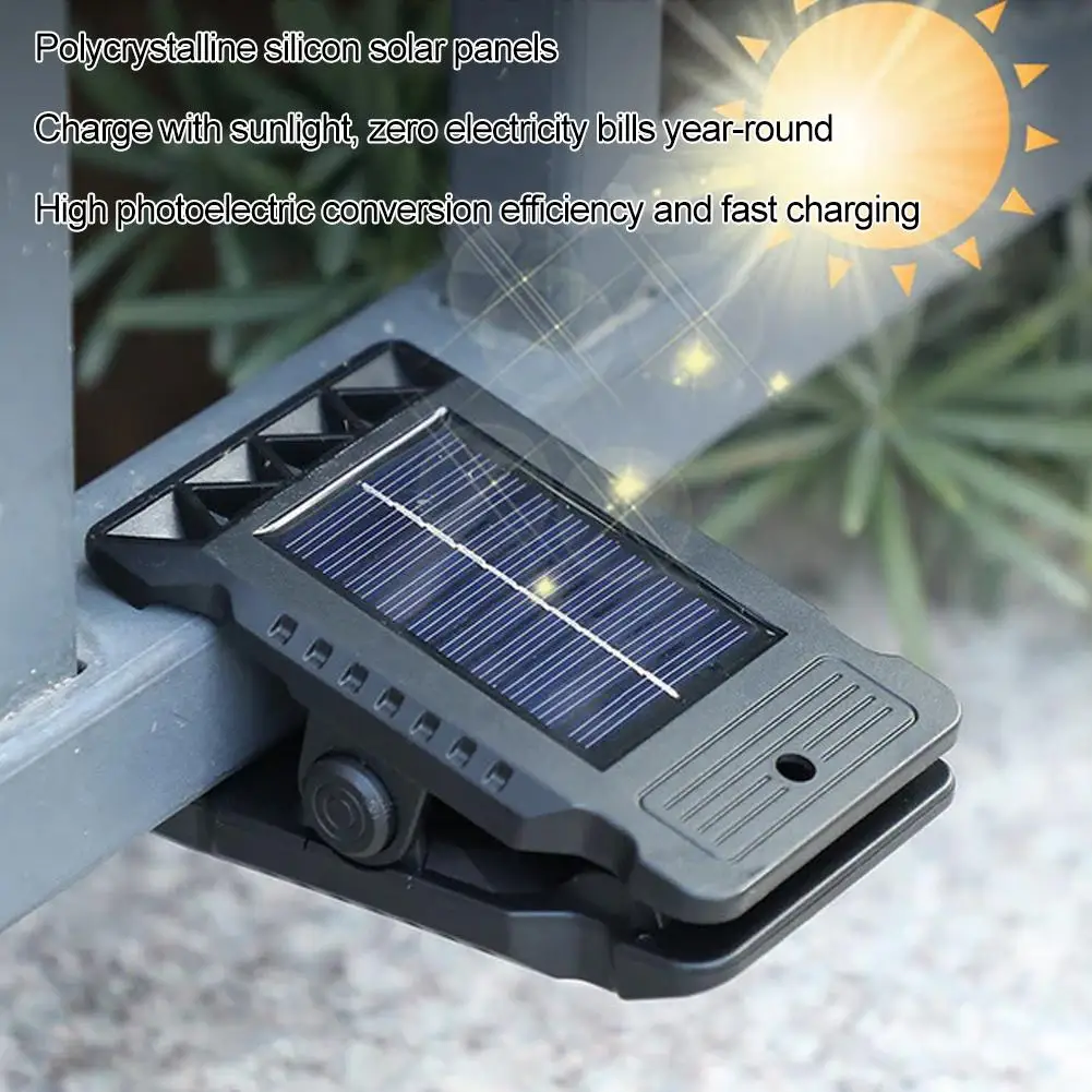 New upgraded intelligent sensing solar clip lamp outdoor courtyard lamp garden lighting solar wall lamp