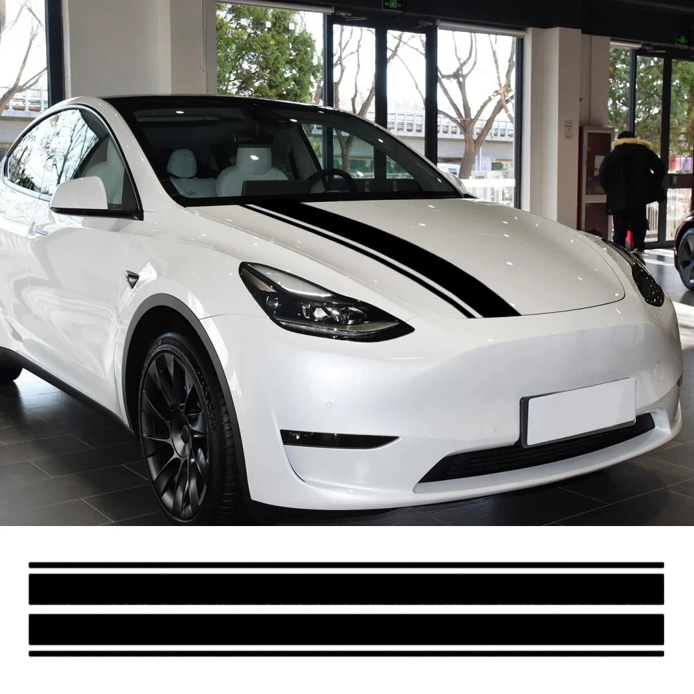 

Car Hood Sticker Engine Rally Line Sticker Waterproof Auto Hood Cover Decoration Decal Tuning car Accessories Motorcycle Sticker