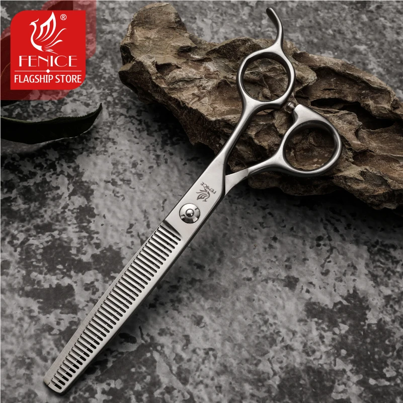 Fenice 6.5inch Pet Grooming Thinning Scissors Thinning Rate 25-30% Dog Hair Shears Puppy Haircut Pets Accesories