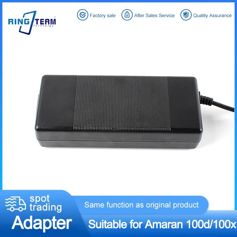 Professional AC Adapter for Aputure Amaran 100d 100x Fill Light 3-Pin XLR Output 24 Hours Non-Stop Studio Live Streaming Power