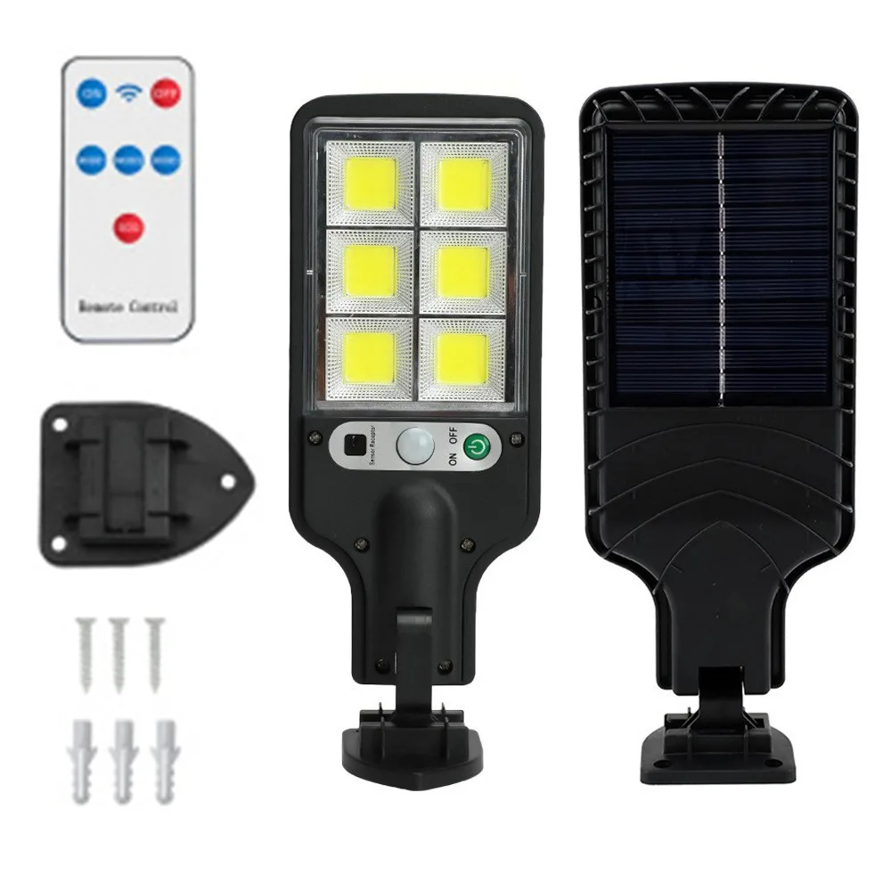 

Waterproof LED Solar Street Lights 108COB 3 Light Mode Motion Sensor Solar Light Easy To Install Ultra Bright Solar Wall Lamp