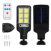 Waterproof LED Solar Street Lights 108COB 3 Light Mode Motion Sensor Solar Light Easy To Install Ultra Bright Solar Wall Lamp