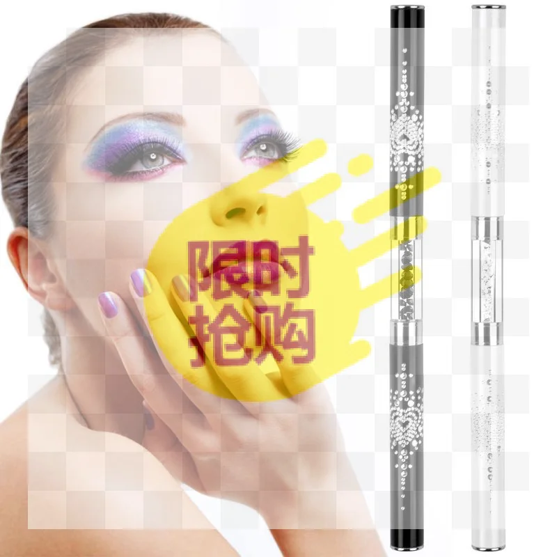【HBA】1Pcs French Nails Design Brush 14cm Double Ended Nail Builder Liner Brushes Professional Manicure Painting Acrylic Carving
