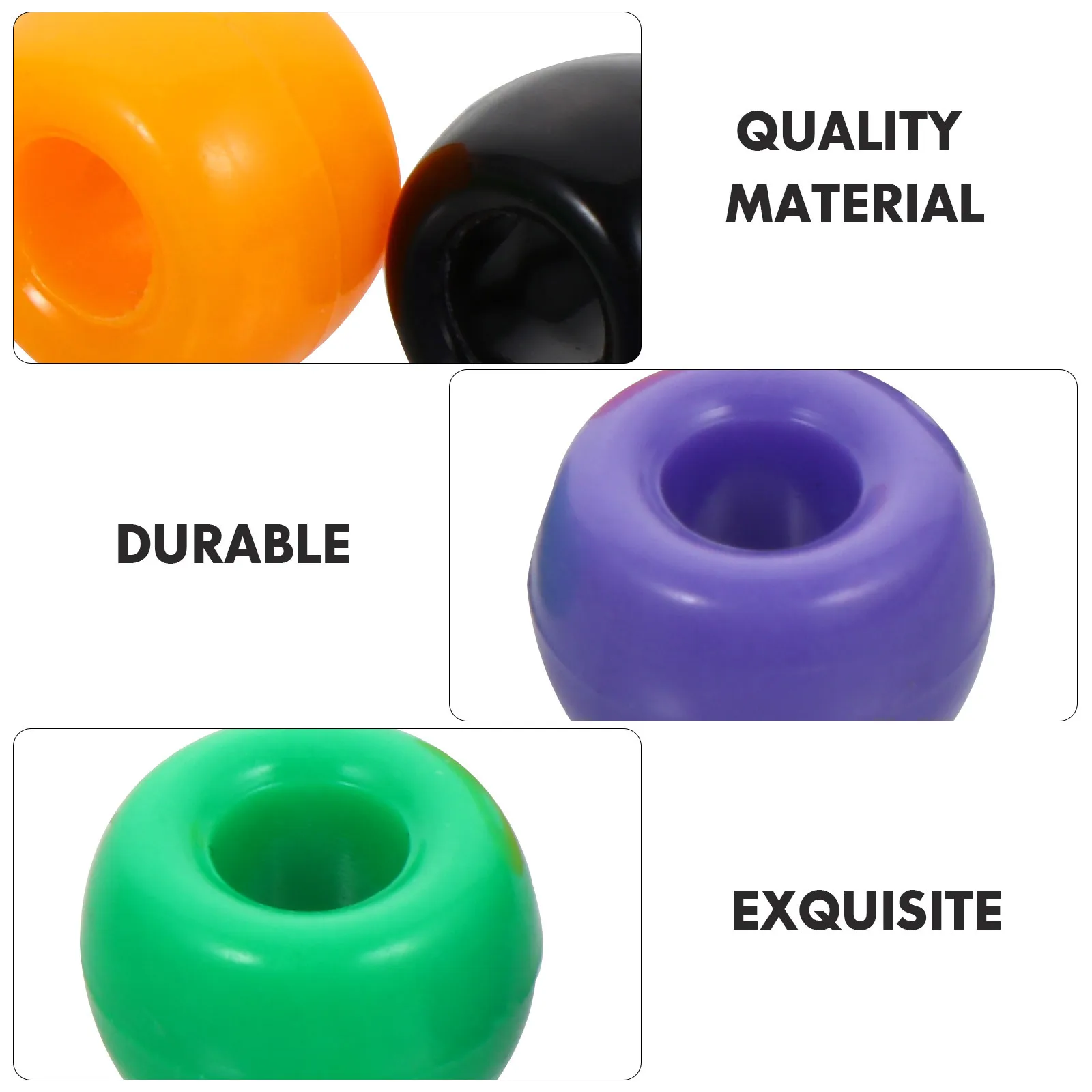 

Halloween Beads Plastic Premium Assorted Colors Safe Materials for Creative DIY Necklace Bracelet Keyring Jewelry Making