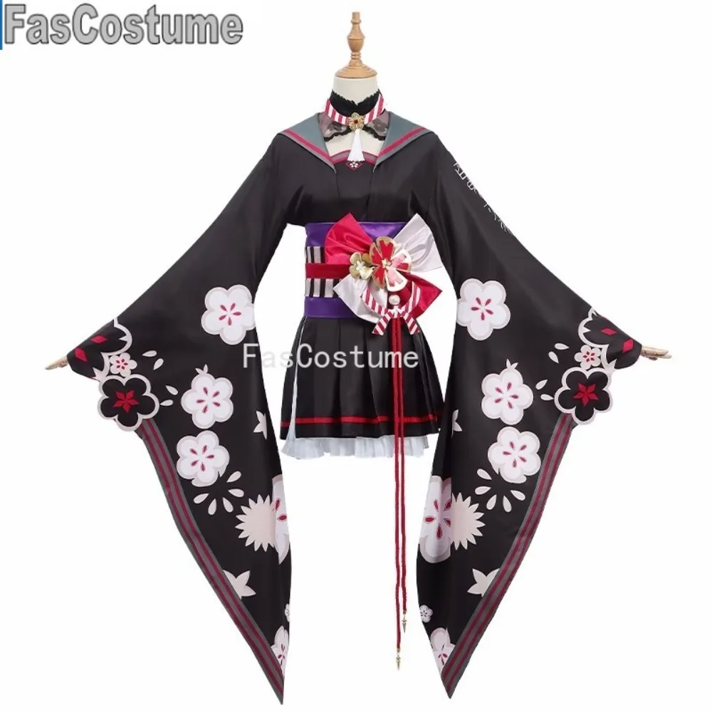 

FasCostumeBlue Archive Kosaka Wakamo Game Suit Cosplay Costume Lovely Kimono Uniform Halloween Carnival Party Role Play Outfit