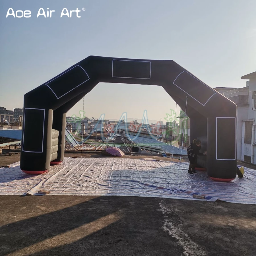 4 Legs 6m 20ft Inflatable Start Finish Racing sports arch Line Archway for outdoor Advertising Promotional Events