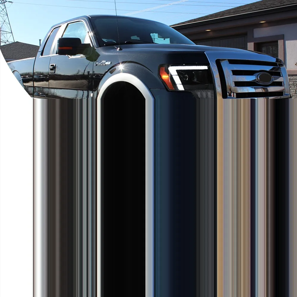 

1Set LED Projector Headlights Assembly For Ford F150 2009 2010-2014 Front Lamps Assembly LH+RH Turn Signal Front Head Lamps