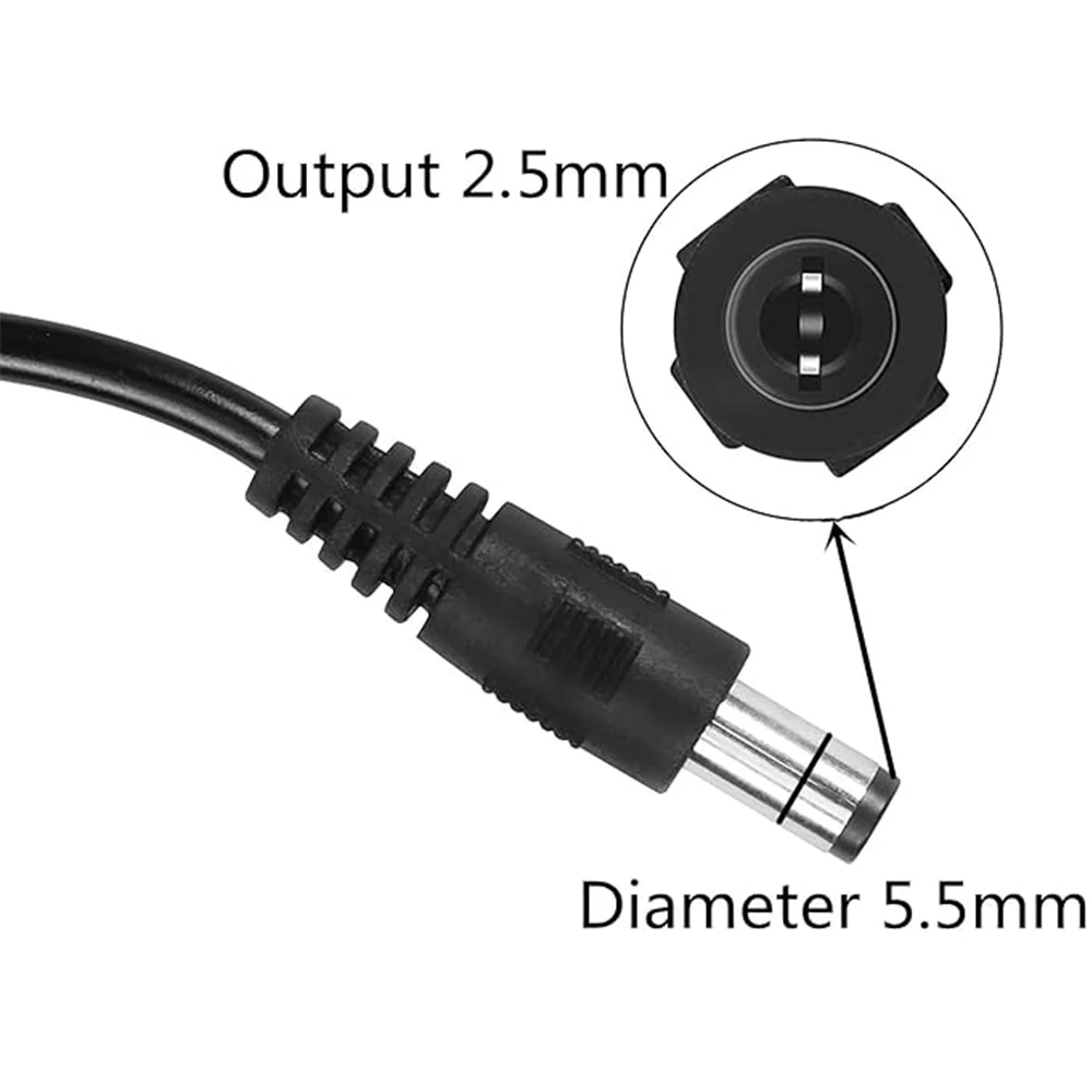 5V to 21V Boost Cable 21V Li-ion Battery Dedicated Charging Cable DC 5.5x2.5mm Interface USB Adapter Cable Connecter