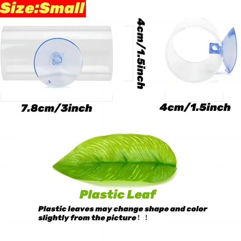 1pc Aquarium Betta Fish Acrylic Tube Small Tunnel/Hollow Design For Better Observation Of Betta Fish/Betta Fish Tank Decorations