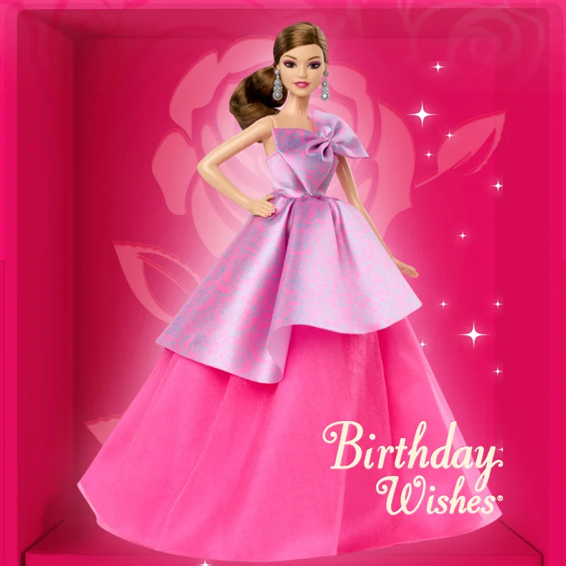 دمى باربي الأكثر مبيعًا رغبات عيد ميلاد باربي مجموعة 2025 مجموعة الكبار هدية تذكارية مصنوعة يدويًا #1