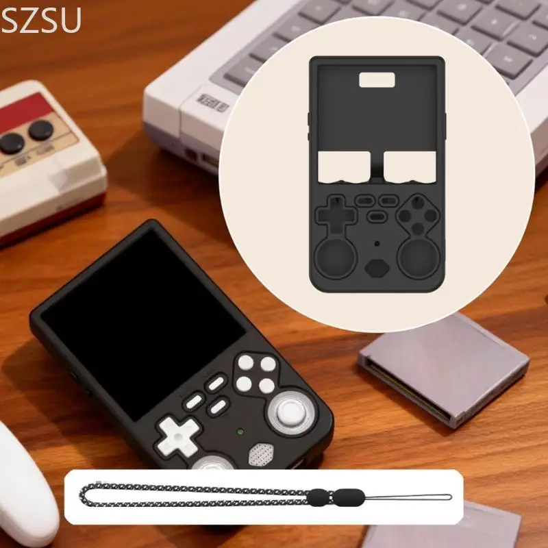 SZSU Console Case Silicone Cover Sleeve Waterproof Scratchproof Case Flexible Skin for R36 Gamepad Protector Housing