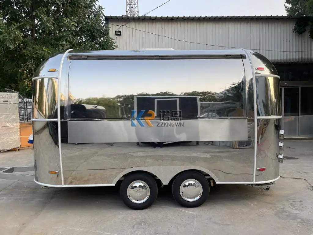 Customized Kiosk Food Mobile Catering Carts OEM New Food Truck Concession Food Van Trailer