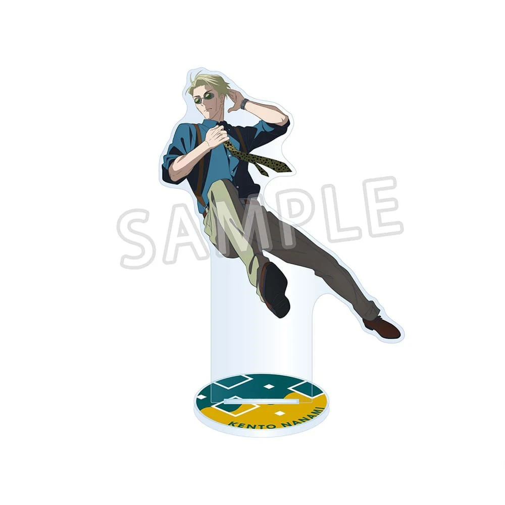 New Anime JJK Acrylic Stand Satoru Gojo Figure Desktop Kaisen Decoration Collectible Ornament Character Model Gift Keychain - view 2