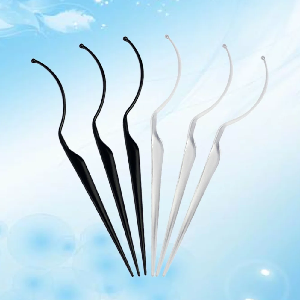 False Eyelashes Display Tools: 3pcs Eyelash Extensions Planting Grafting Applicator Auxiliary Holders Aid