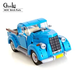 NEW Classic Trucks Creative Expert Set MOC Vintage Pickup Truck Building Blocks Cars Model 10252 Beetle MOD DIY Bricks Toys Gift