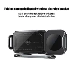 Wireless Fast Car Charging Mobile Phone Holder 360° Rotation For Samsung Automatic Rotating Horizontal Screen Bracket