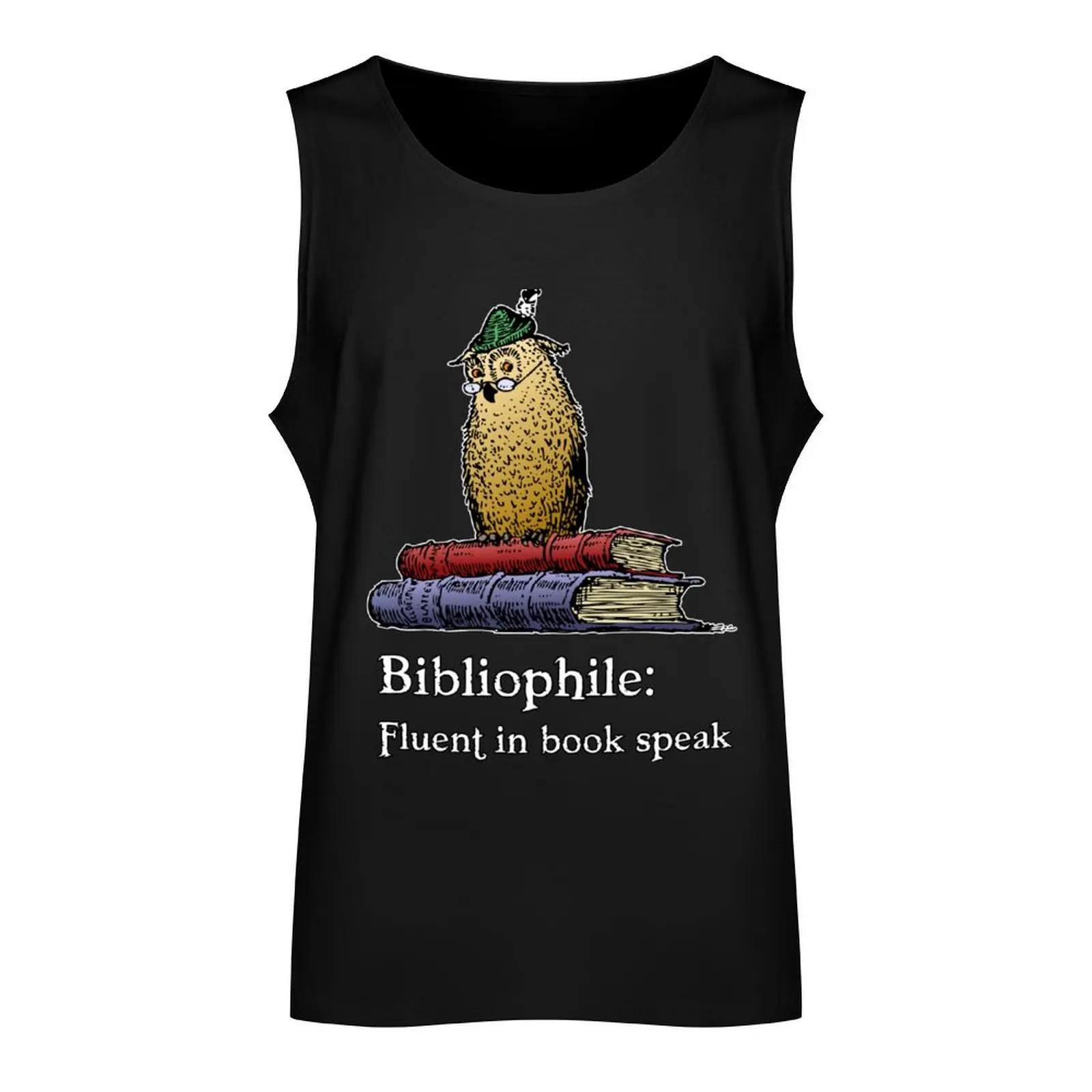 Bibliophile Tank Top Sleeveless men vest men t-shirt for men Men's clothing