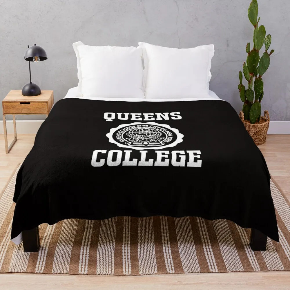 

Queens College Classic Throw Blanket Baby valentine gift ideas Furry Furrys Blankets