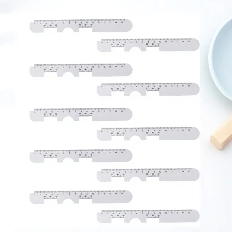 

10Pcs Grade Plastic Pupil Distance Ruler Pd Measuring Tool Flexible Lightweight Portable for Hospitals Pharmacies