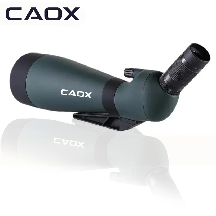 CAOX Monocular 25-75x100 MM Spotting Scope Tripod Stand Telescope FMC Porro Binoculars Bird Watching Sport High Power Long
