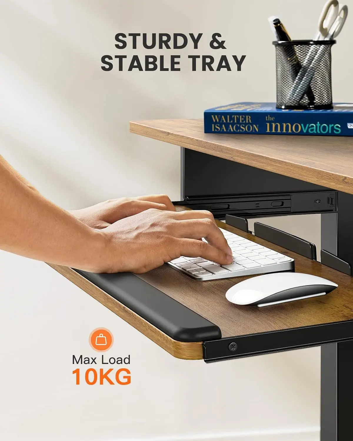 Sturdy and Stable Keyboard Tray