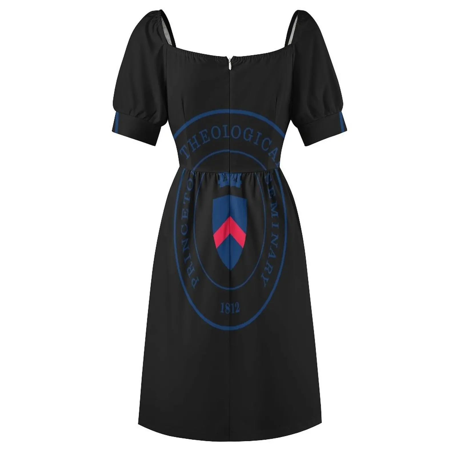 Camiseta clásica del seminario teológico de Princeton, vestido de manga corta, vestido largo para mujer, vestido de verano para mujer 2025