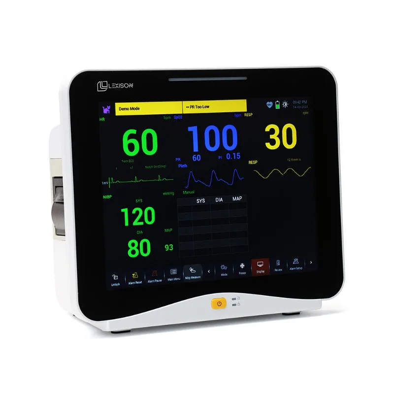 PPM-H12V High Quality 12.1inch Touch Screen Multi-parameter Patient Monitor Vital Signs for Veterinary Use for Pets