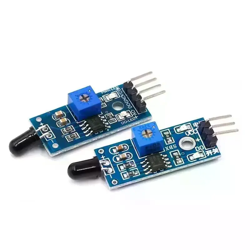 Infrared 3/4 PIN Flame Detection Sensor Module IR Flame Sensor Module Detector Smartsense Obstacle Avoidance Sensor Module IR