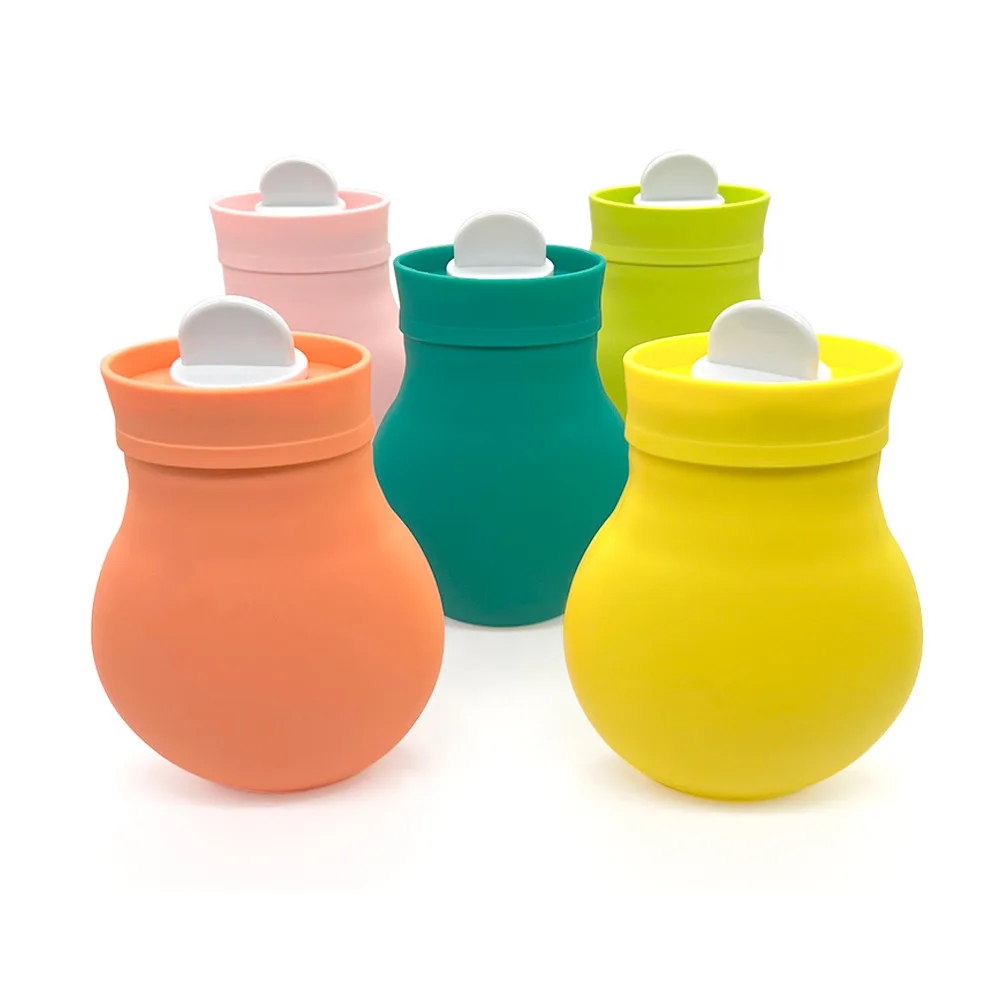 Portable Silicone Hot and Cold Water Bag, Mini Hand Warmers, Bowling Ball Shape, Hot and Cold, Water Injection, Portable