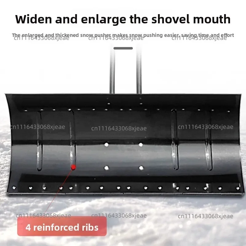 Snow Shoveling Artifact Artificial Snow Cart with Wheels Large Ground Snow Removal Power Cart Tool
