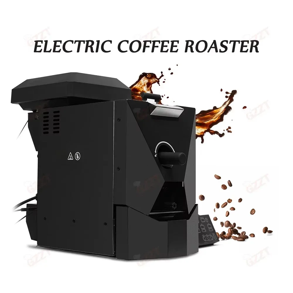 GZZT CBR Automatic Coffee Bean Roaster with 3 Baking Curv Commercial Roaster Electric Roasting Machine Grain Dryer 110V 220V