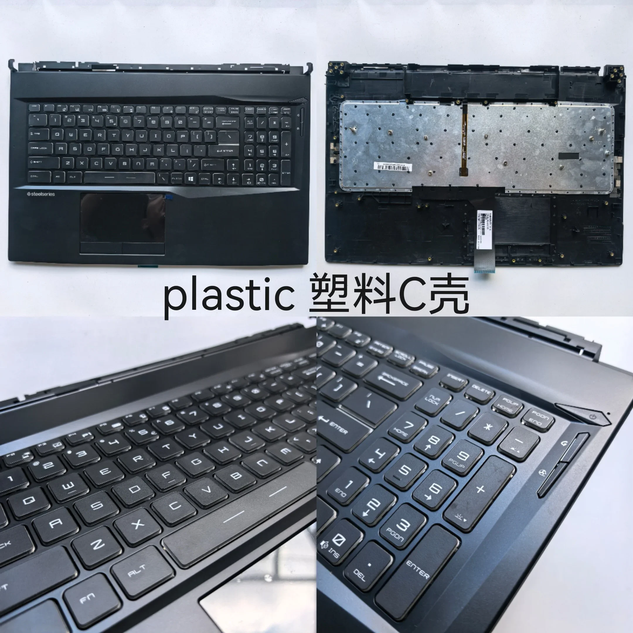 Backlit US New laptop keyboard palmrest for MSI GL75 GP75 MS-17E2 MS-17E3 MS-17E5 MS-17E7