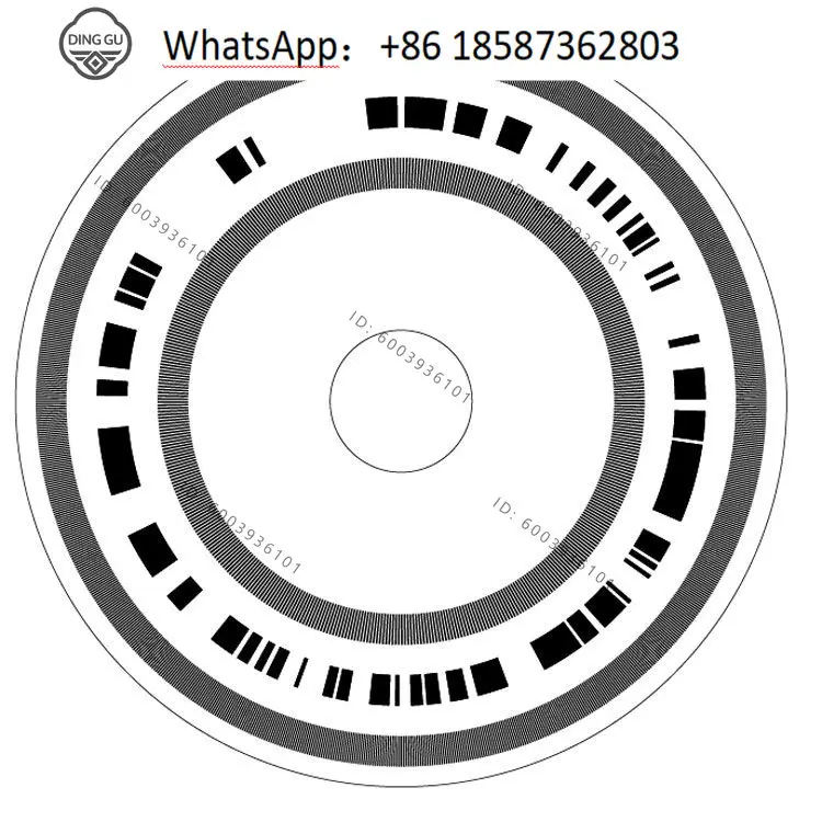 Optical glass code disc Grating code disc PET high precision