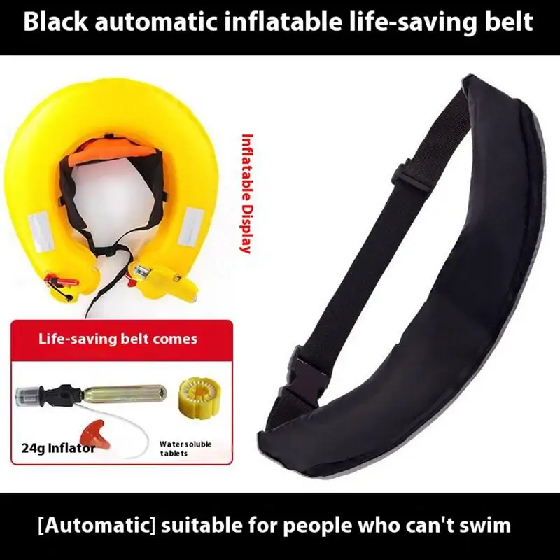 Chaleco salvavidas de pesca inflable automático Manual profesional, bolsa de cintura de alta flotabilidad, cinturón salvavidas PFD para adultos, chaleco salvavidas para natación