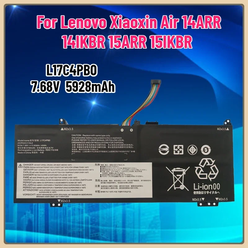 NewL17C4PB0 L17M4PB0 بطارية الكمبيوتر المحمول لينوفو Xiaoxin الهواء 14ARR 14IKBR 15ARR 15IKBR Ideapad 530s-14IKB 15IKB اليوغا 530 L17C4PB26 #1