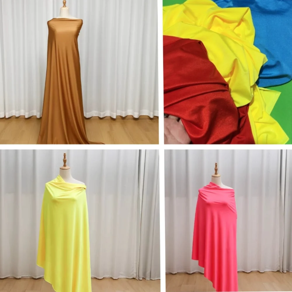 Spandex Four Sided Elastic Fabric for Soft Swimsuit Latin Dance Costume Fabrics By The Meter Diy Sewing Material Cloth Wholesale