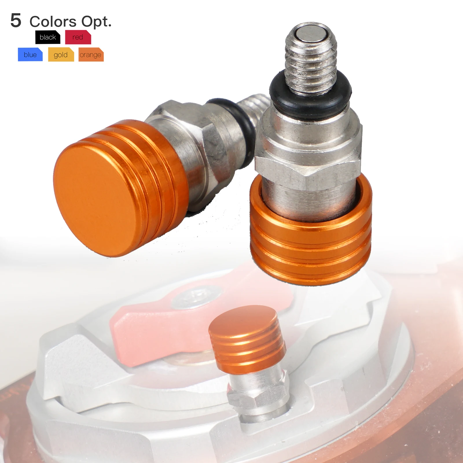 M4x0.7 Fork Air Pressure Bleeder Valve Screw For KTM 690 Enduro R SMC 950 Adventure Super Enduro R 990 Adventure R S Supermoto T