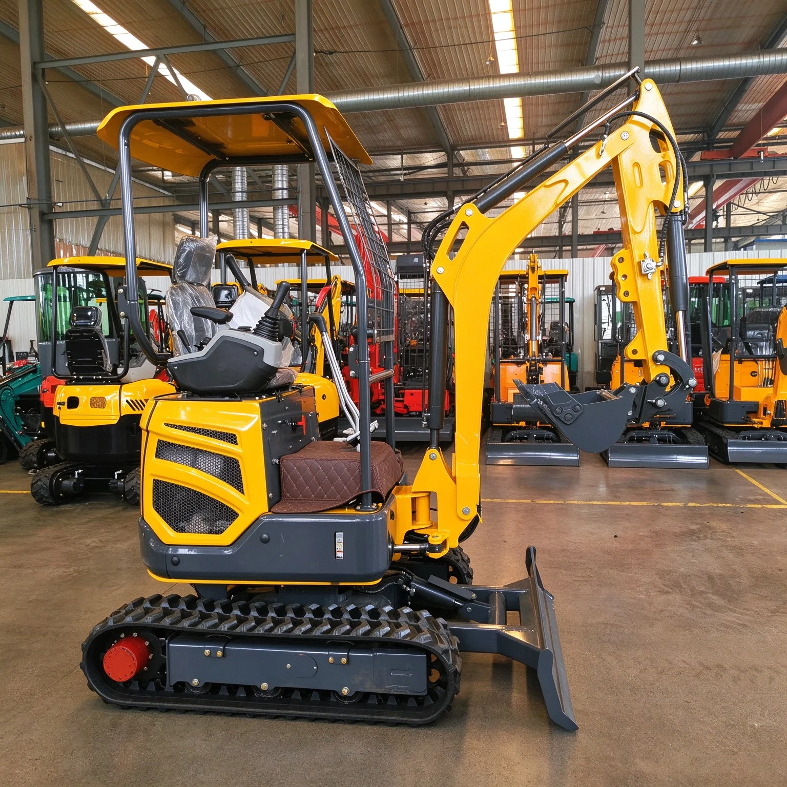 1.2 Ton Mini Excavator Crawler Digger Multifunctional CE EPA Euro 5 Customized Heavy Duty Construction Machine