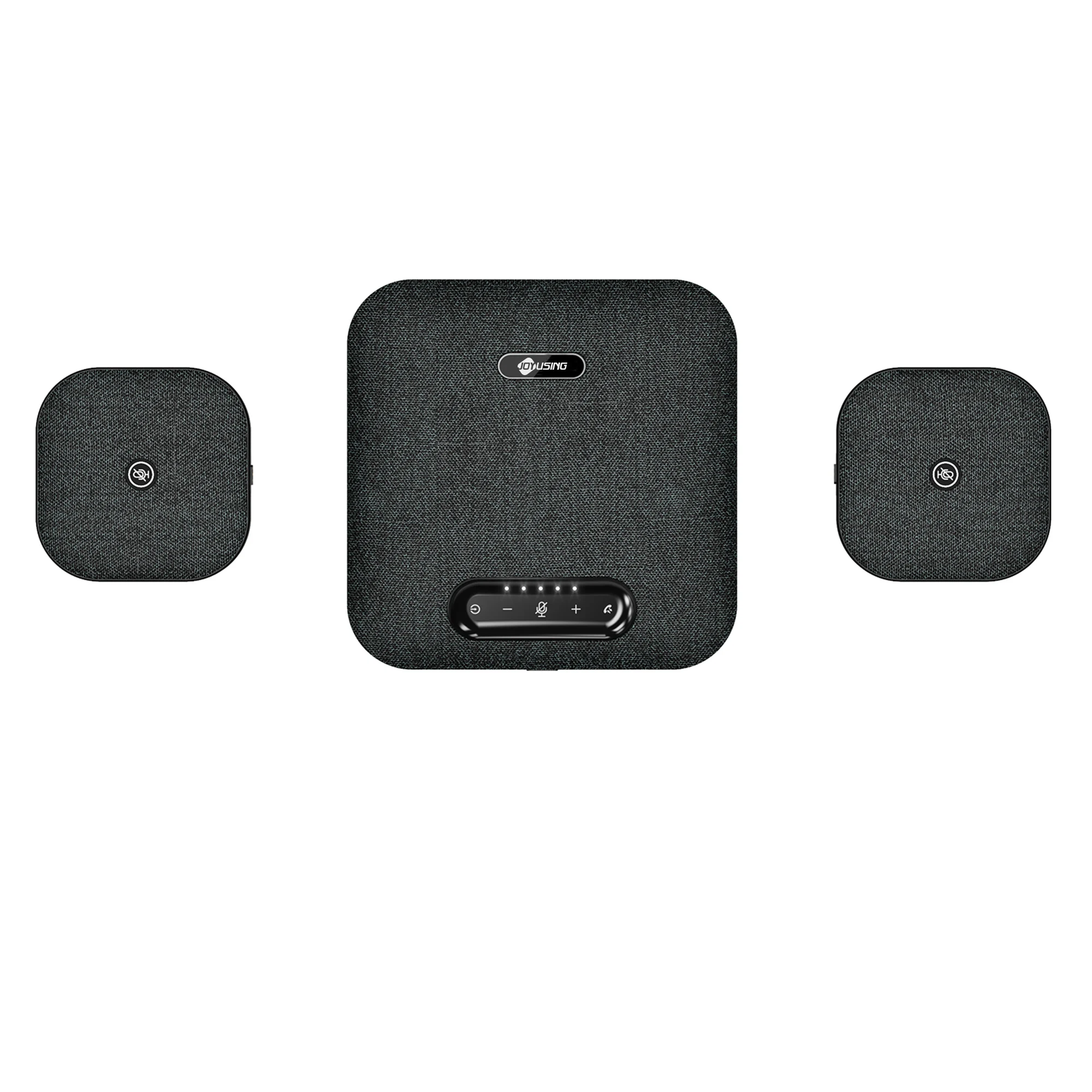 Wireless Conference Speakerphone With 6 Microphones Hi Fi Speaker and 10M Pickup Range for Meeting Rooms