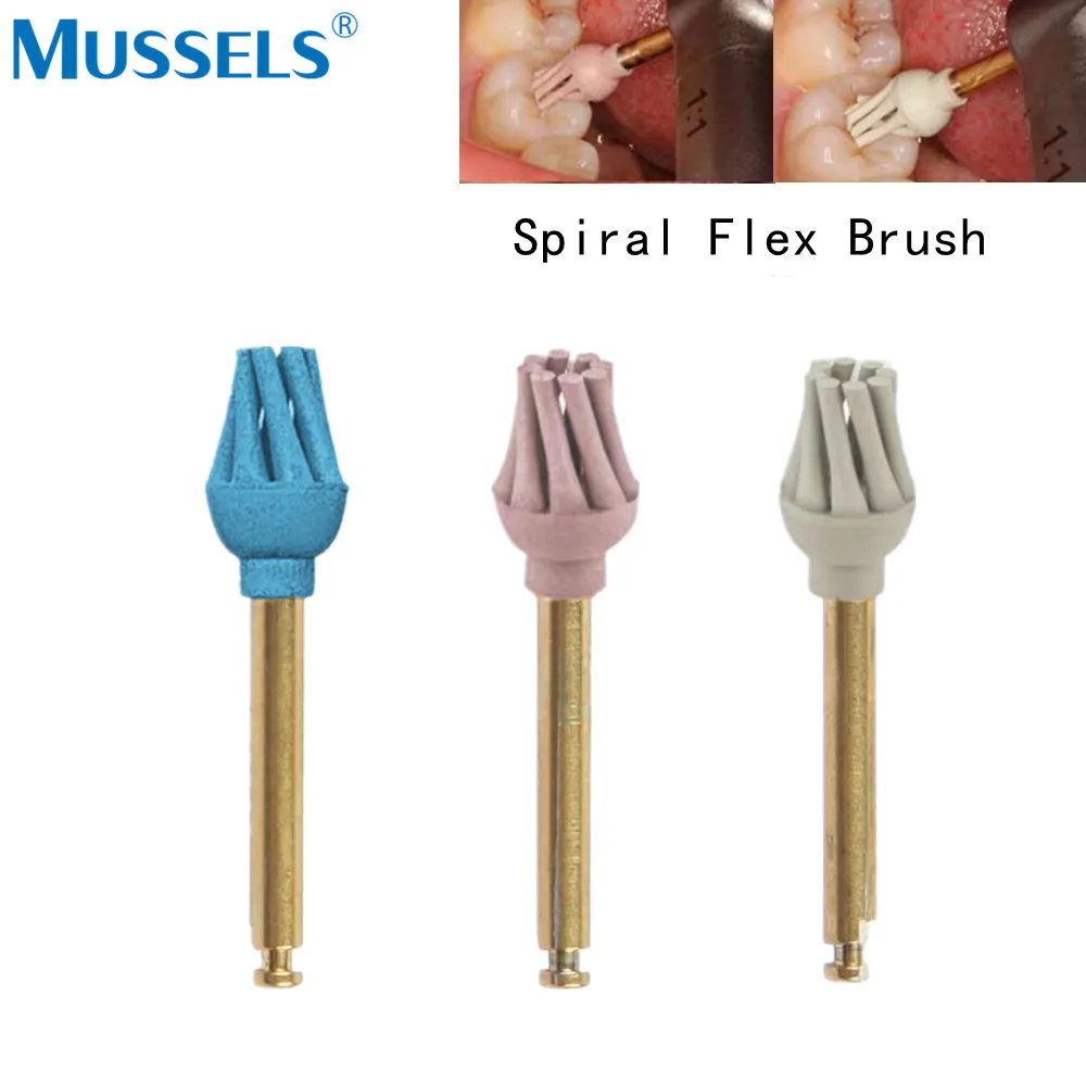 Dental Rubber Polisher Composite Resin Polishing Discs Wheel Diamond Burs RA Finishing Dentistry Spiral Flex Brush Kit Coarse