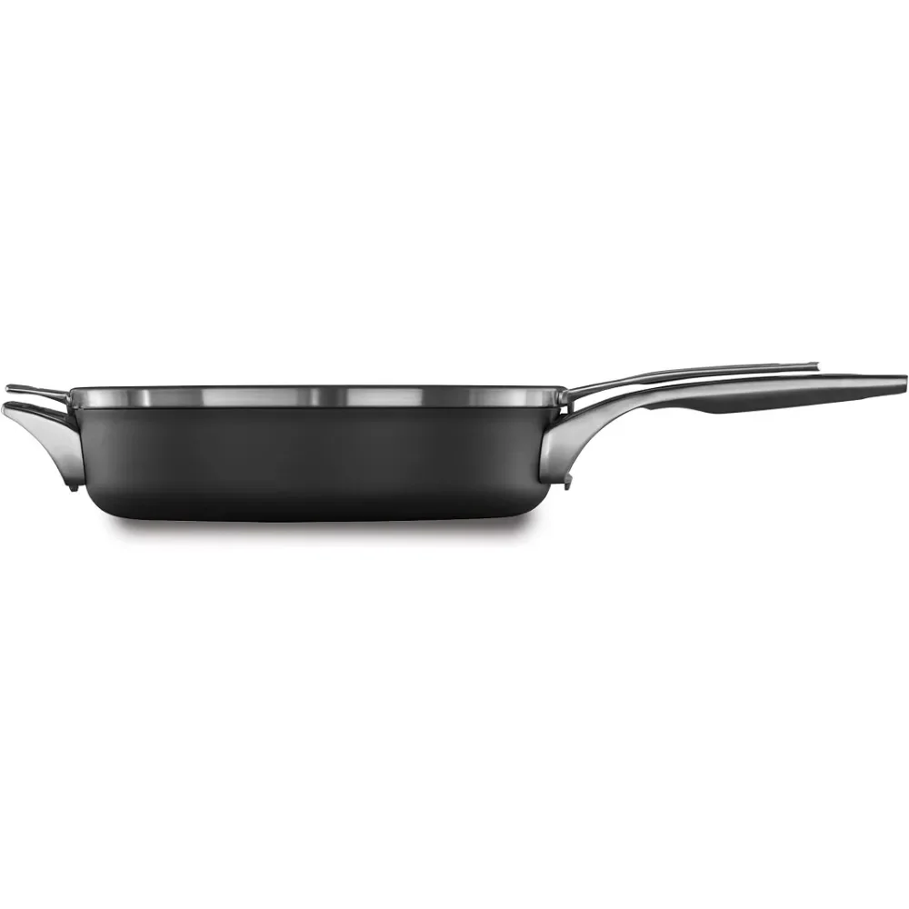 Calphalon Premier Space-Saving Hard-Anodized Nonstick 5-Quart Saute Pan with Lid