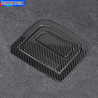 Car For Audi Q5 FY 2018-2022 Tail Trunk Handle Panel Frame Decoration Sticker Carbon Pattern Stainless Steel Interior Accessory