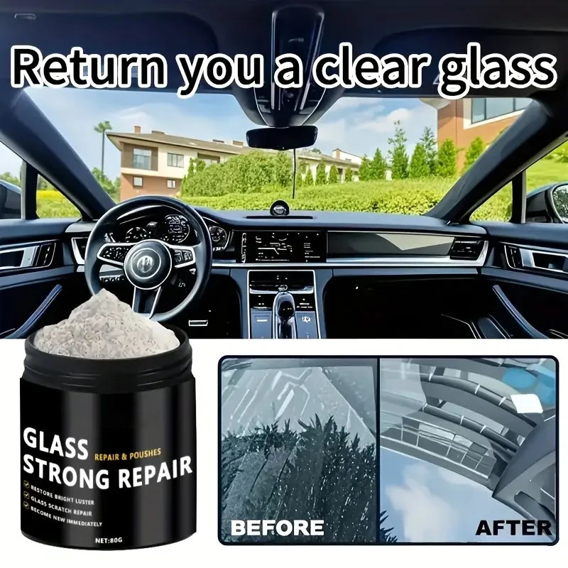 NEW Super Glass Polishing Powder Restore Glass Clarity Polishing for Brightness Glass Scratch Repair Powder Nanoscale Scratch