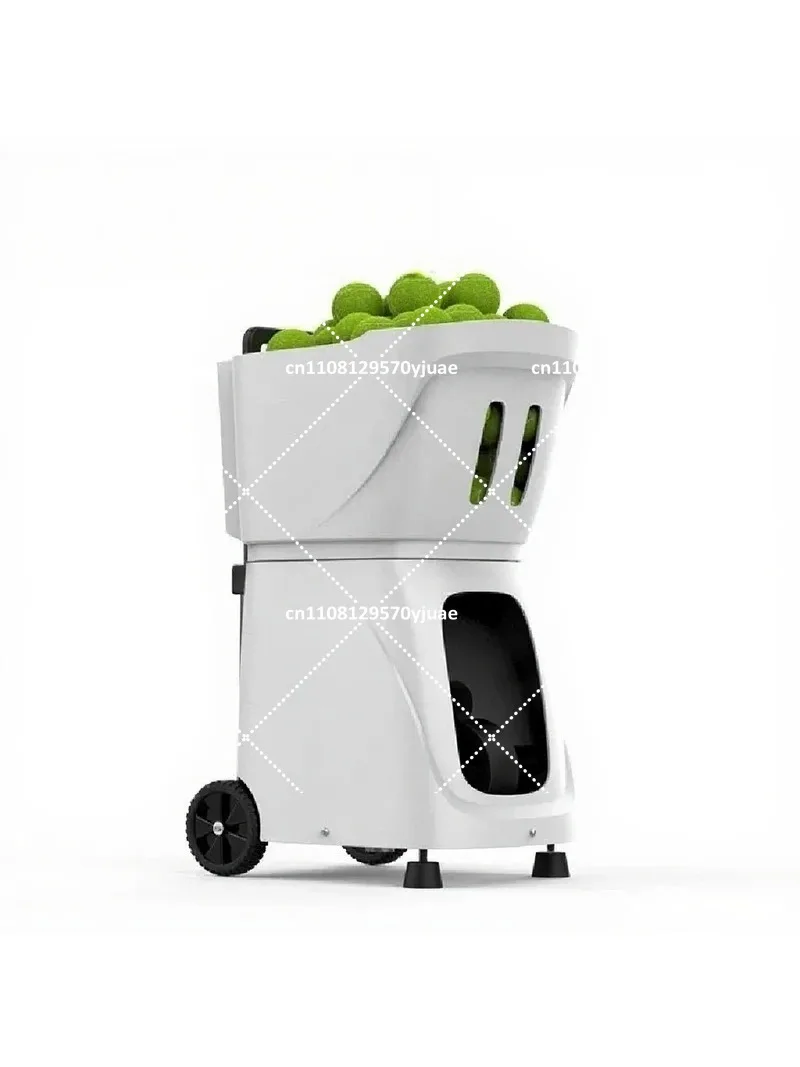 Smart Tennis Ball Machine with APP Remote Control, Auto Ball Launcher for Professional Training Practice