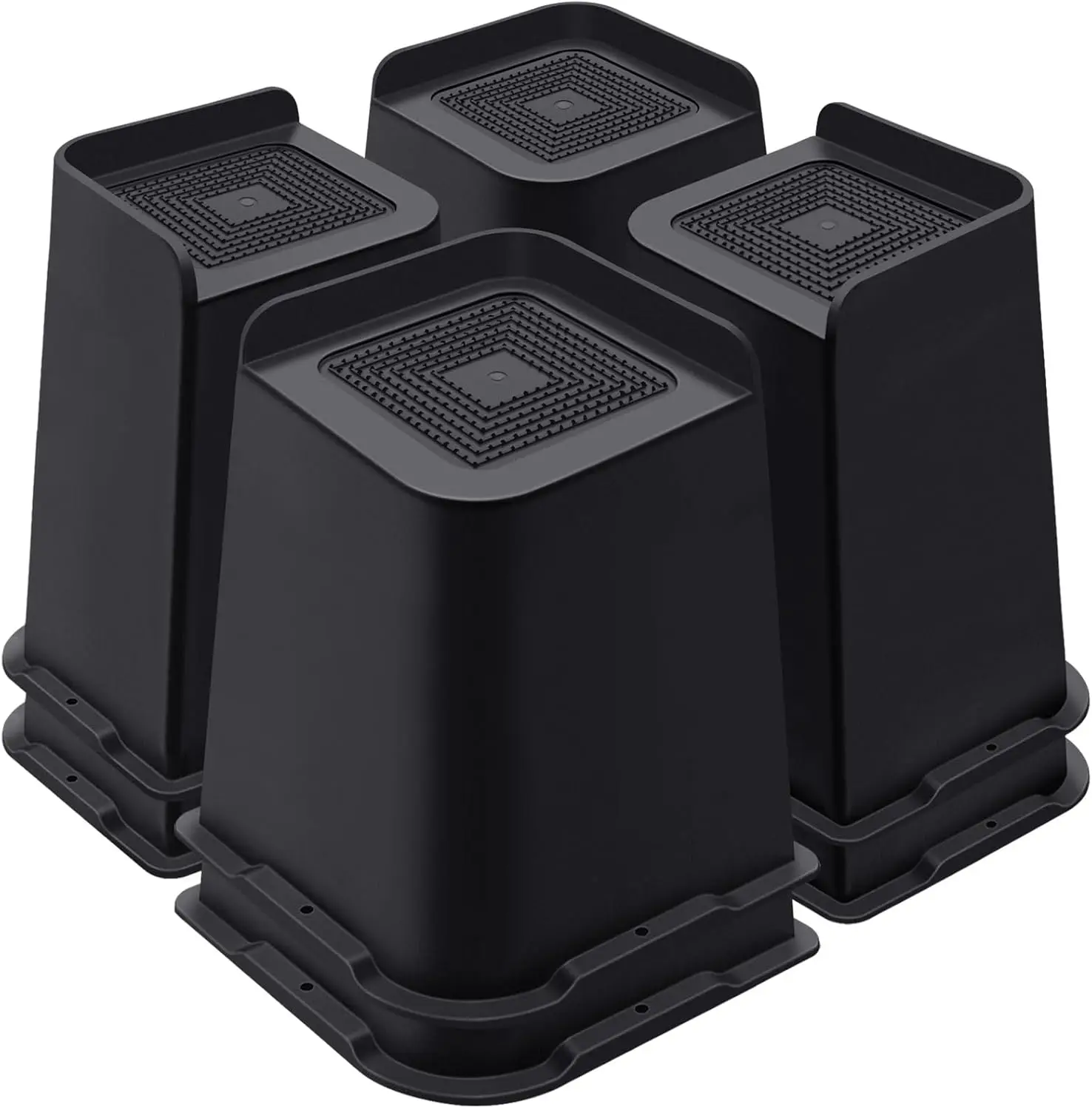 

Bed Risers 8 H Heavy Duty, Furniture Risers For Bed Desk Table Sofa Couch ，Oversized Bed Lifts Risers, Support Up To 5000 Lbs(8