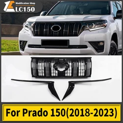 For Toyota Land Cruiser Prado 150 Grille Modification Lc150 2014-2023 Grille Highlight Strip Front Face Decoration Accessories