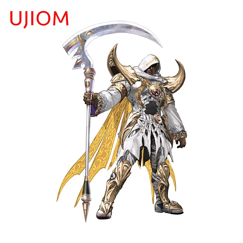 UJIOM 13cm X 8.4cm Cartoon Soul Calibur Man Wall Stickers Waterproof Graffiti Wardrobe Bathroom Decal Wallpapers Home Decor