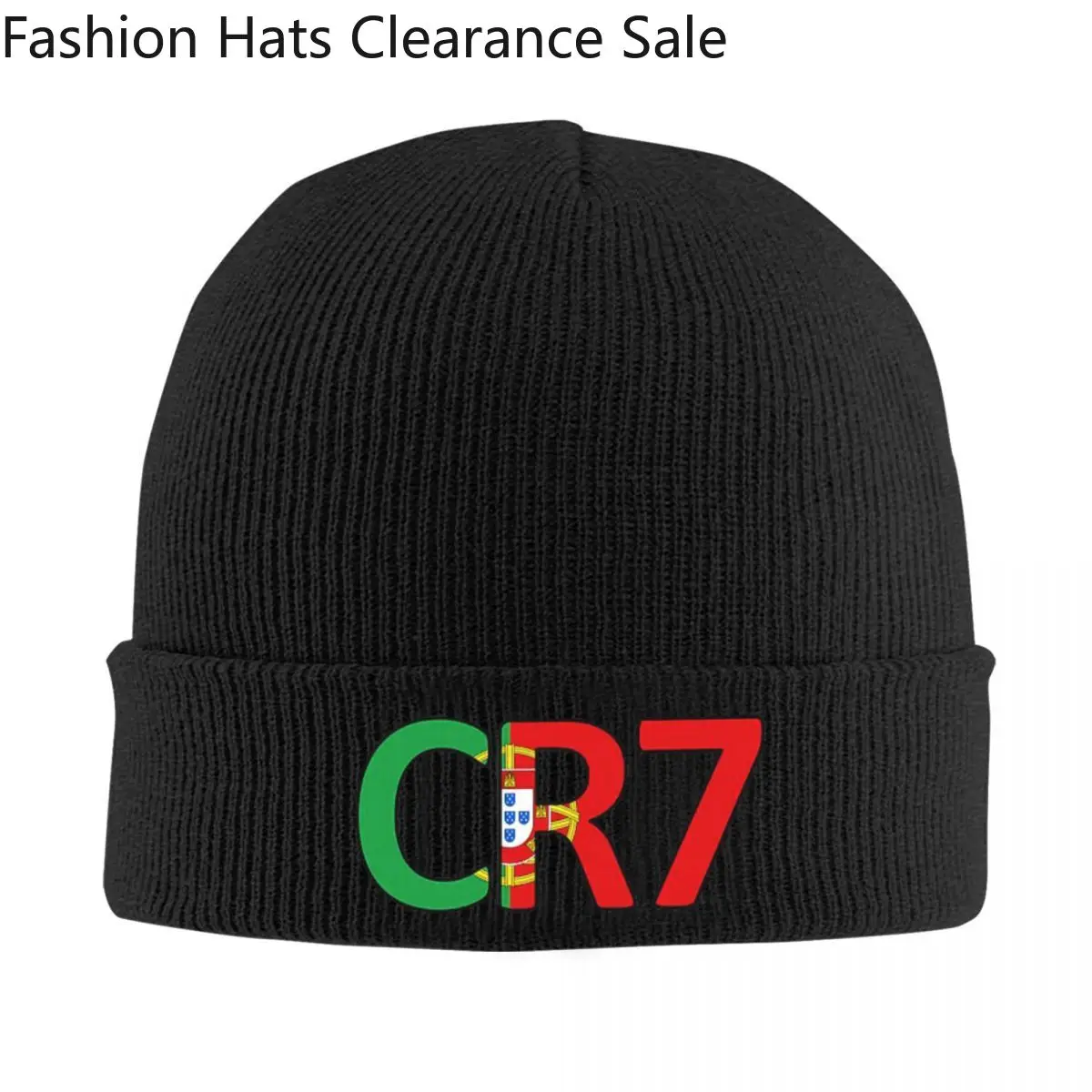 

CR7 - Cristiano Ronaldo Warm Knitted Cap Hip Hop Bonnet Hat Autumn Winter Outdoor Beanies Hats for Unisex Adult