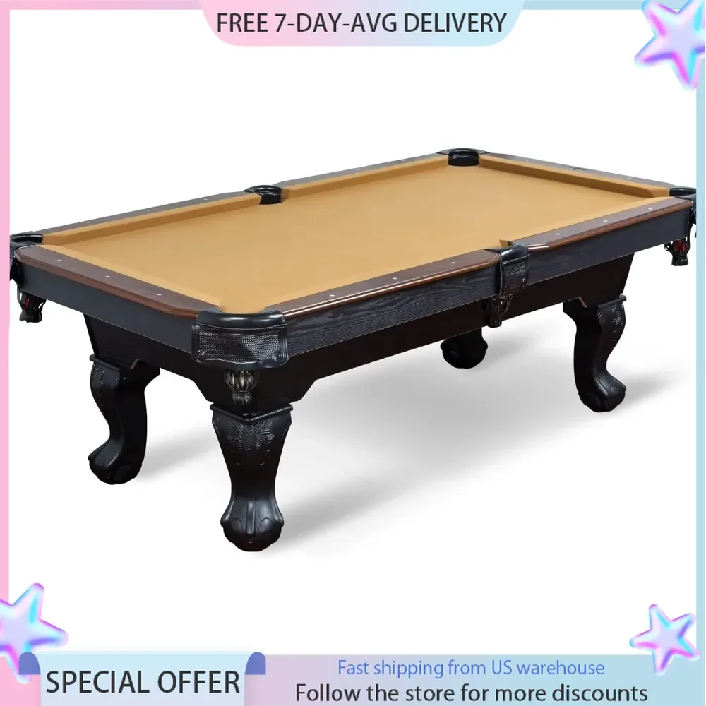 Billiard Table Sports Size Pool Table 87 Inch or Cover for Man Caves – Perfect for Family Game Room Billiard Table